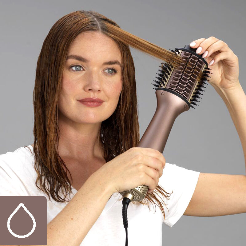 Woman with wet hair
